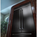 24.2 Cu. Ft. 42" Width Built-In Stainless French Door Refrigerator with Platinum Interior Design