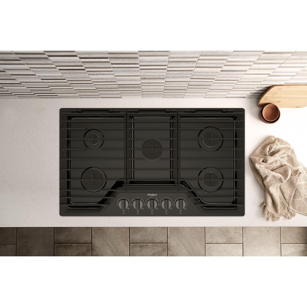 36-inch Gas Cooktop with EZ-2-Lift™ Hinged Cast-Iron Grates