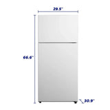 Element 18.0 cu. ft. Top Freezer Refrigerator - White