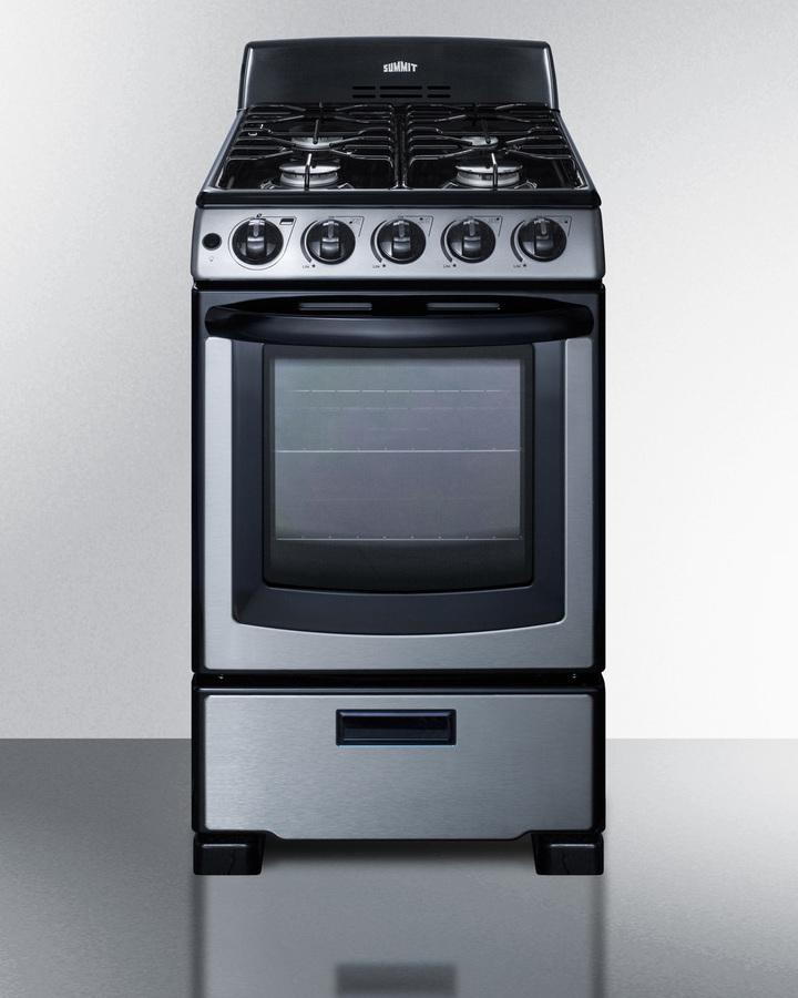 20" Wide Gas Range