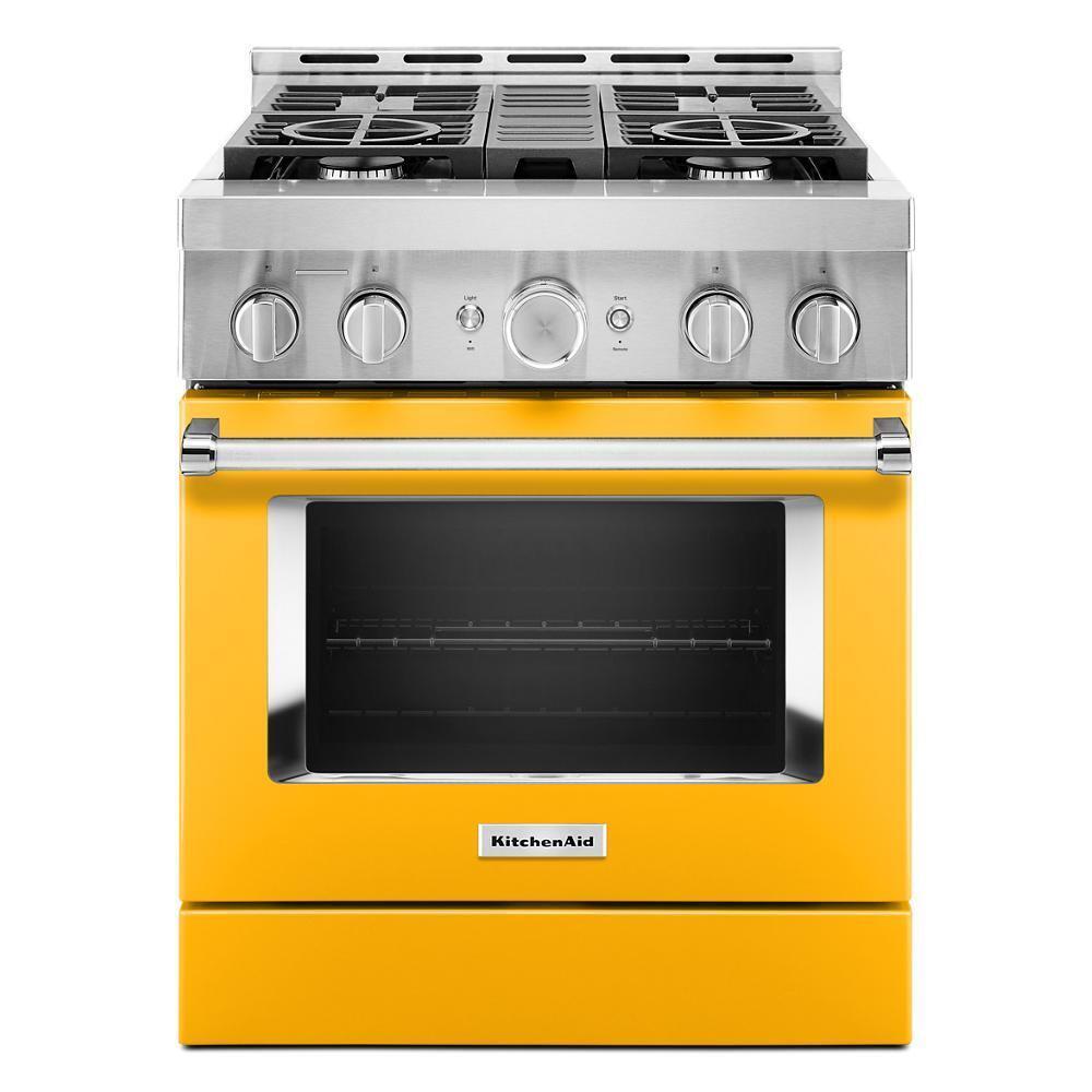 KitchenAid® 30'' Smart Commercial-Style Gas Range with 4 Burners