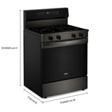 30-inch Electric Smart Range with Air Cooking Technology, No Preheat Air Fry, High Speed Preheat Oven, WipeClean™ Coating, and Steam/Self Clean