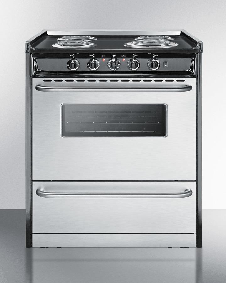 30" Wide Electric Coil Range