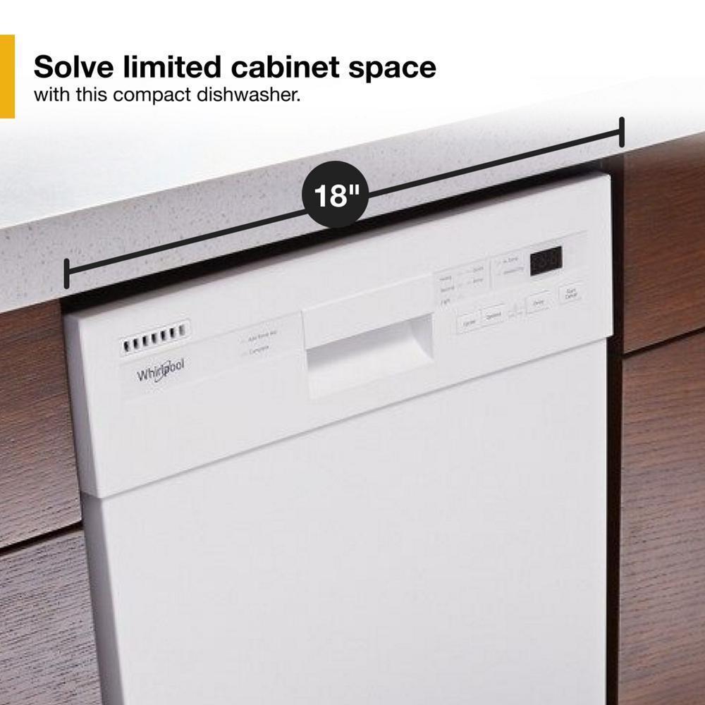 Small-Space Compact Dishwasher with Stainless Steel Tub