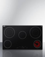 36" Wide 208-240v 5-burner Radiant Cooktop