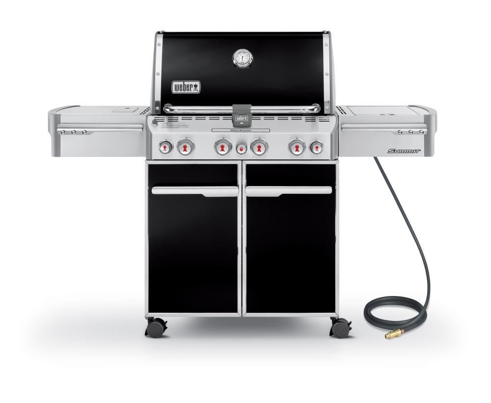 SUMMIT® E-470™ NATURAL GAS GRILL - BLACK