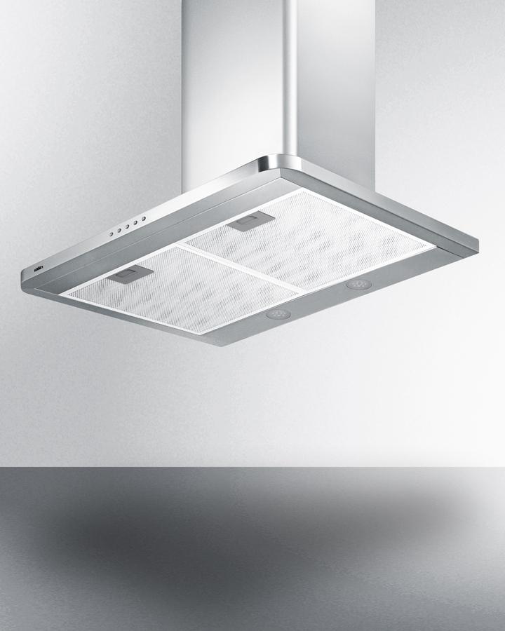 30" Wide Wall-mounted Range Hood, ADA-compliant