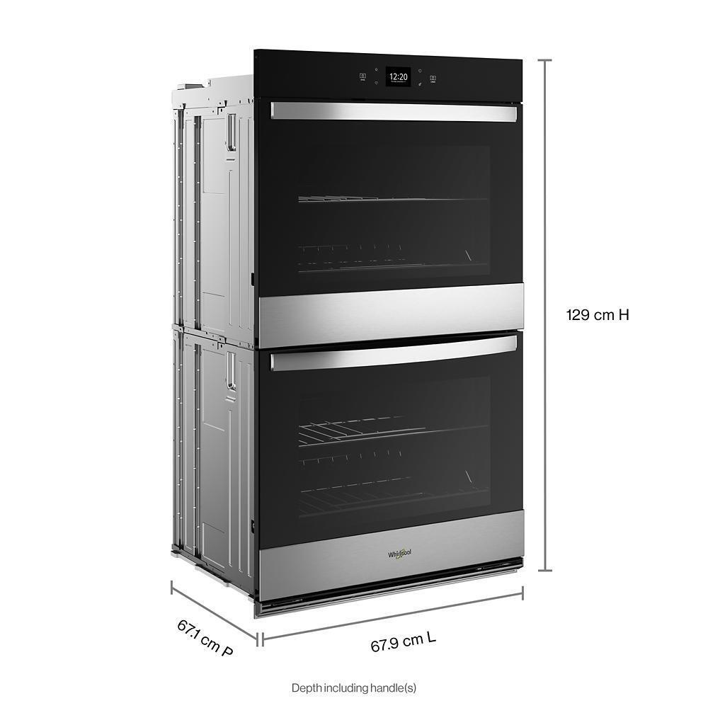 8.6 Total Cu. Ft. Double Wall Oven with Air Fry When Connected