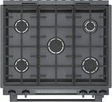 800 Series Gas Slide-in Range 30" Black Stainless Steel