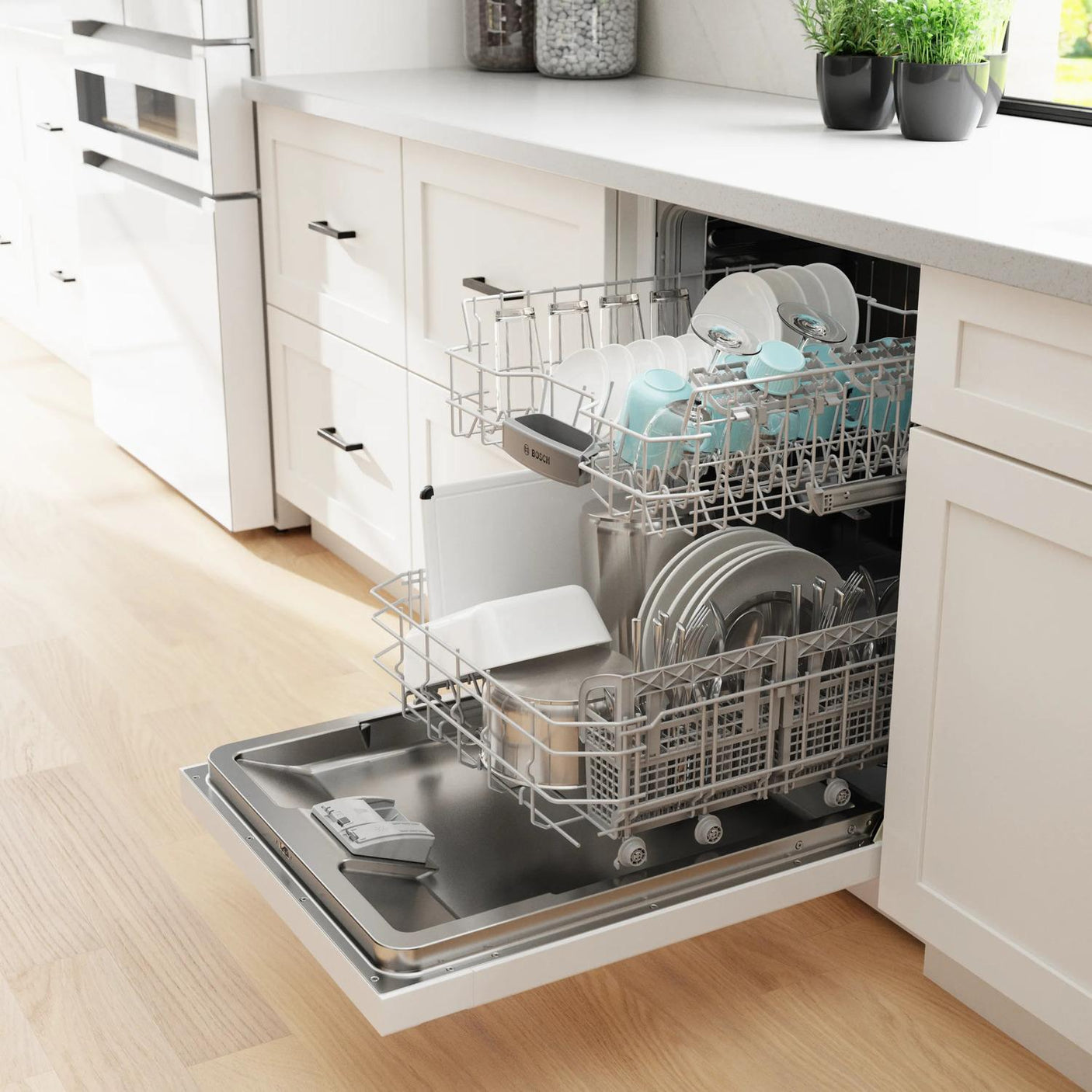 100 Plus Dishwasher 24" White