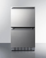 18" Wide 2-drawer All-refrigerator, ADA Compliant (panels Not Included)