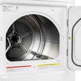 Element Electronics 7.0 cu. ft. Front Load Gas Dryer - White (ETD7027GCW)