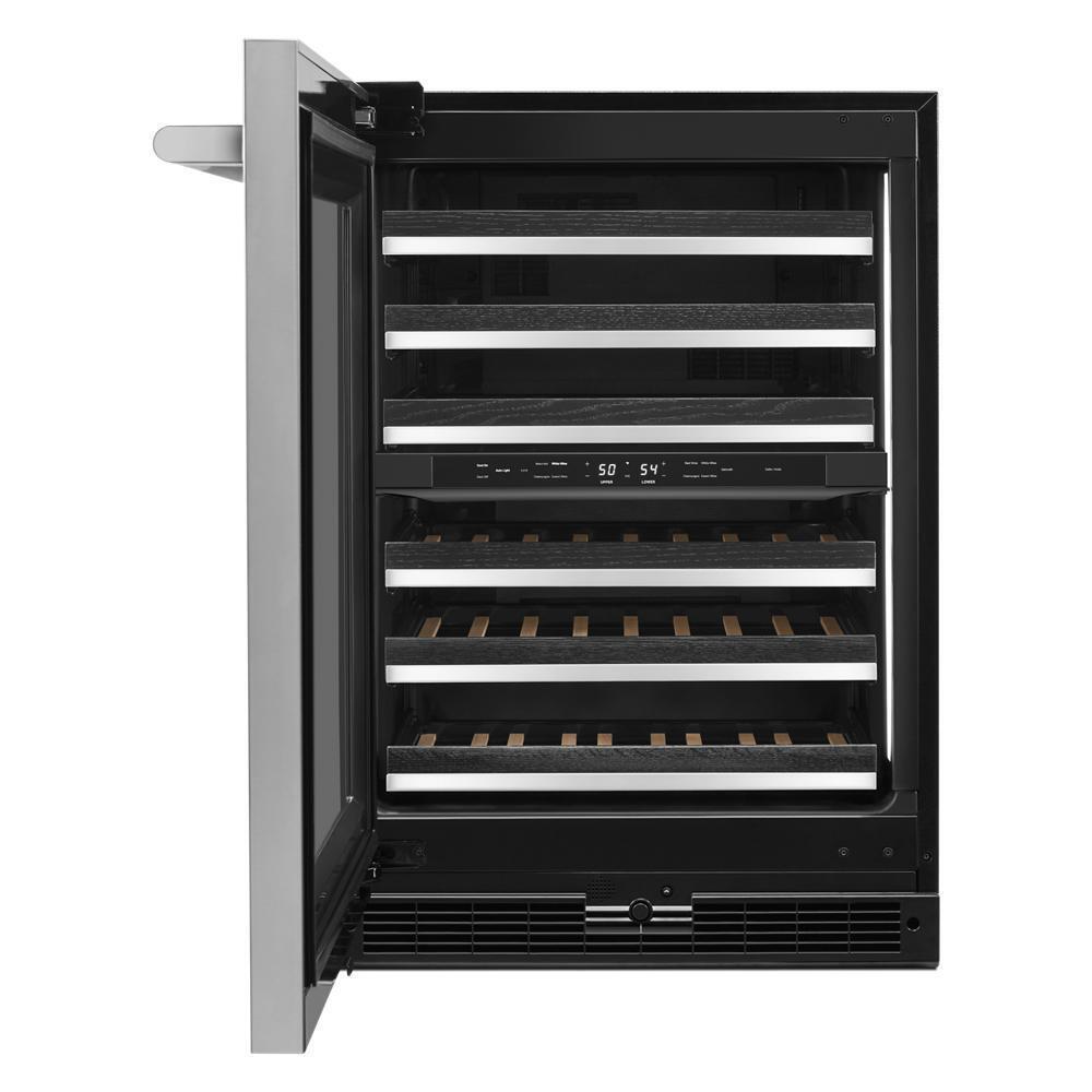 RISE™ 24" Built-In Undercounter Wine Cellar - Left Swing