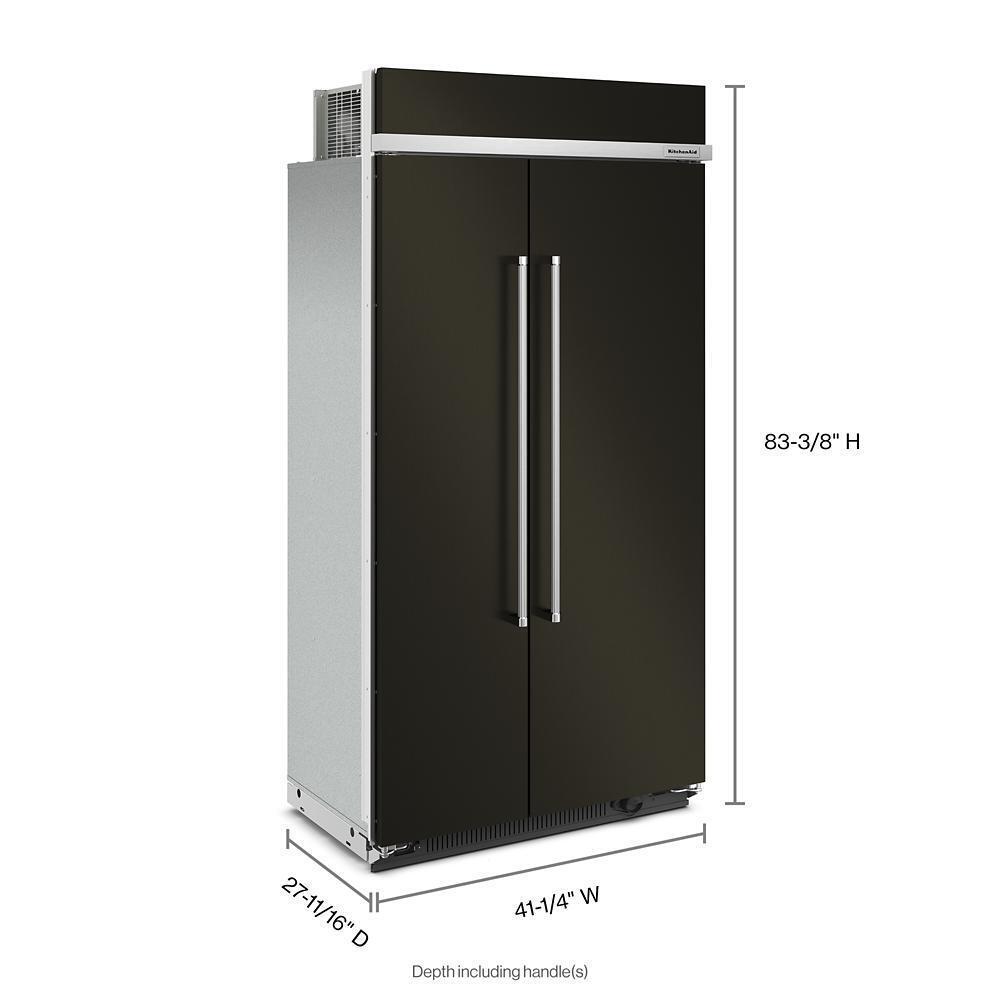 25.5 Cu Ft. 42" Built-In Side-by-Side Refrigerator with PrintShield™ Finish