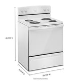 Amana® 30-inch Electric Range with Easy-Clean Glass Door