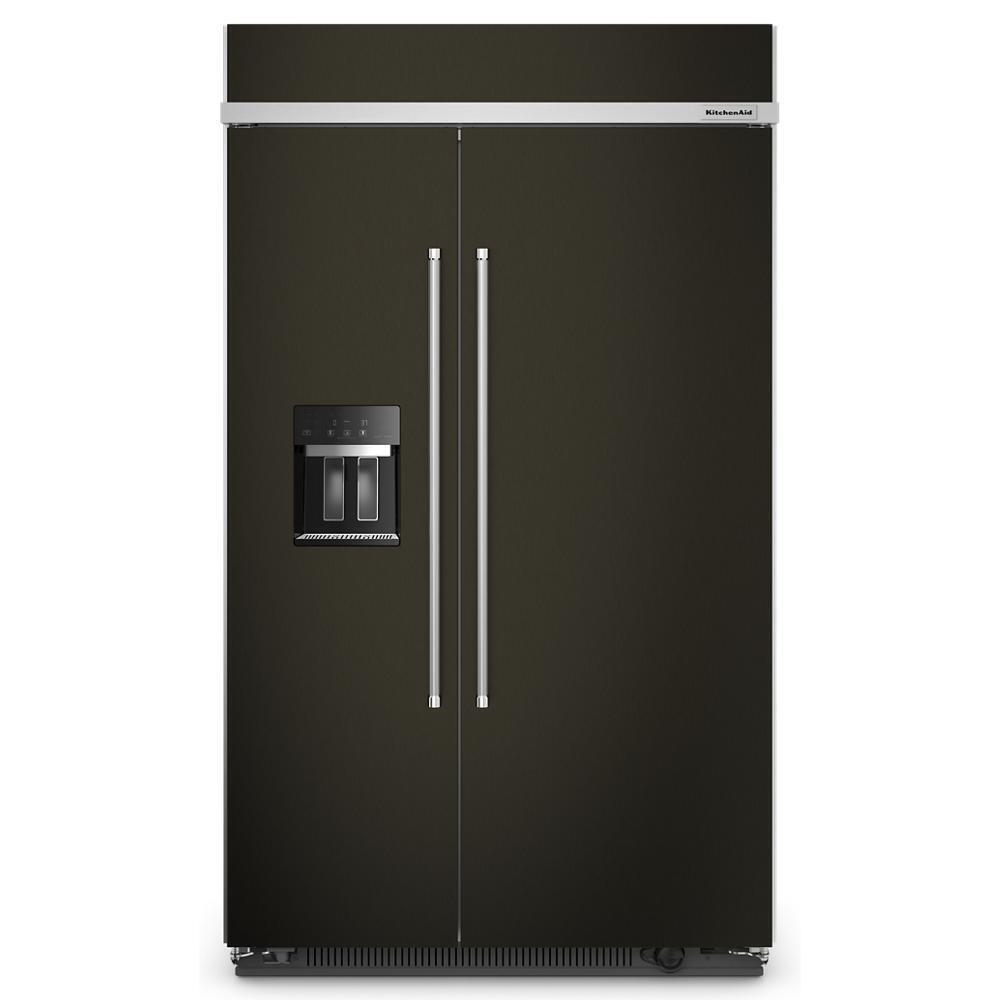 29.4 Cu. Ft. 48" Built-In Side-by-Side Refrigerator with Ice and Water Dispenser