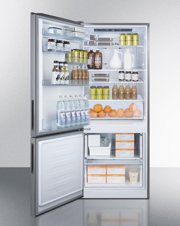 28" Wide Bottom Freezer Refrigerator