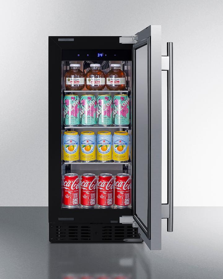 15" Wide Built-in All-refrigerator, ADA Compliant