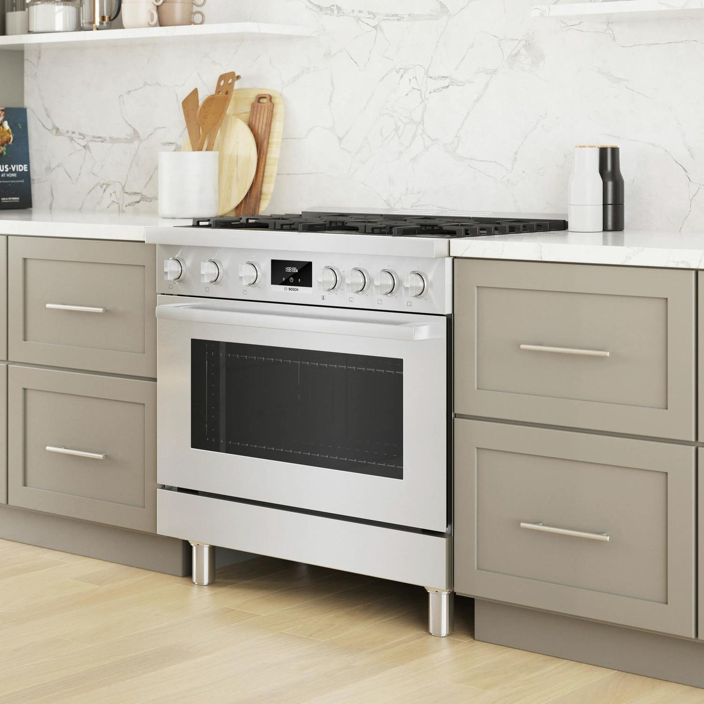 800 Series Gas Freestanding Range 36" Stainless Steel