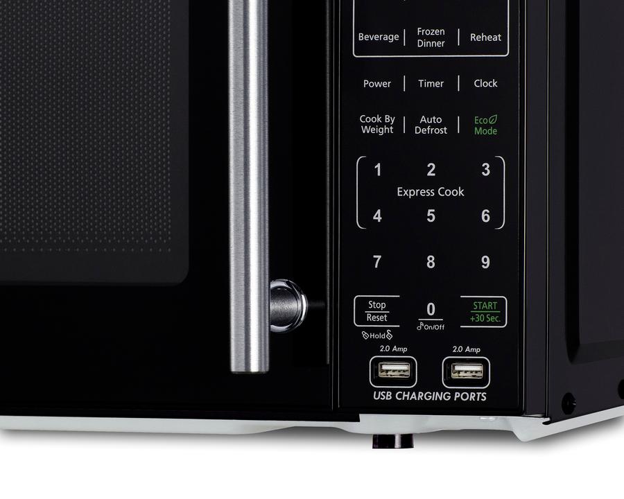 Compact Microwave With Usb Ports and Allocator