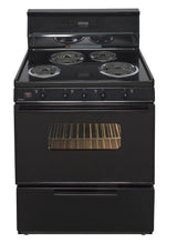 30 in. Freestanding Electric Range in Black