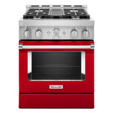 KitchenAid® 30'' Smart Commercial-Style Gas Range with 4 Burners