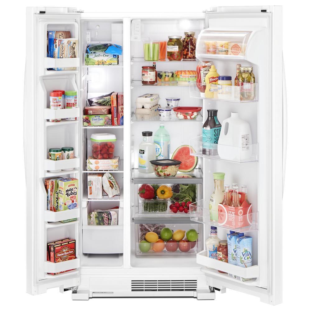 33-inch Wide Side-by-Side Refrigerator - 22 cu. ft.