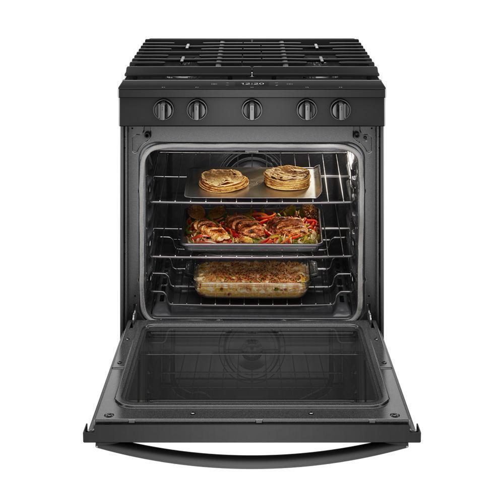 5.8 cu. ft. Smart Slide-in Gas Range with Air Fry, when Connected