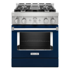 KitchenAid® 30'' Smart Commercial-Style Gas Range with 4 Burners