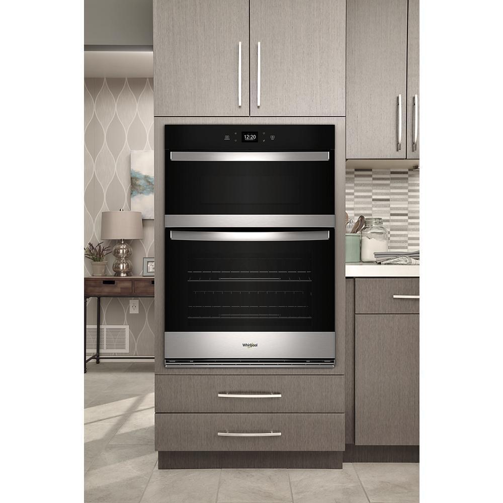 5.7 Total Cu. Ft. Combo Wall Oven with Air Fry When Connected*