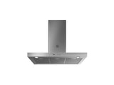 36 T-Shape Wallmounted Hood, 1 motor 600 CFM Stainless Steel