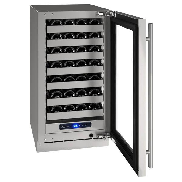 Hwc518 18" Wine Refrigerator With Stainless Frame Finish and Field Reversible Door Swing (115 V/60 Hz)