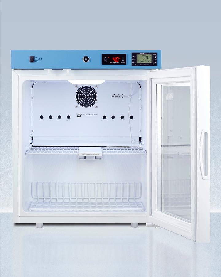 19" Wide Compact Medical Refrigerator, Certified To Nsf/ansi 456 Vaccine Storage Standard