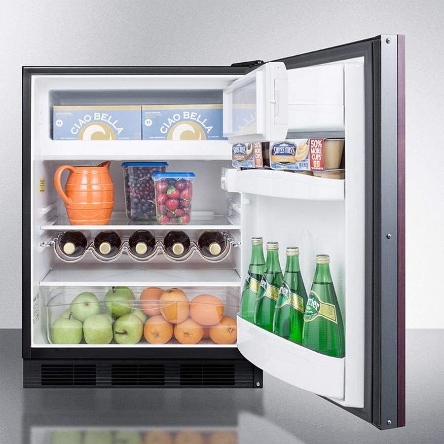 24" Wide Built-in Refrigerator-freezer, ADA Compliant (panel Not Included)