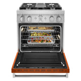 KitchenAid® 30'' Smart Commercial-Style Dual Fuel Range with 4 Burners