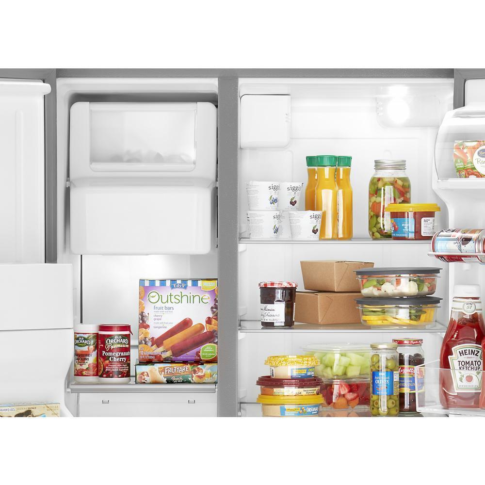 36-inch Wide Side-by-Side Refrigerator - 25 cu. ft.