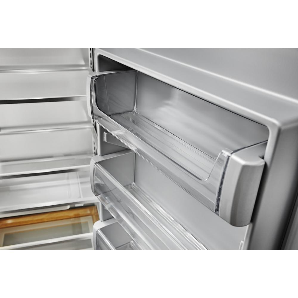 30 Cu. Ft. 48" Built-In Side-by-Side Refrigerator with PrintShield™ Finish