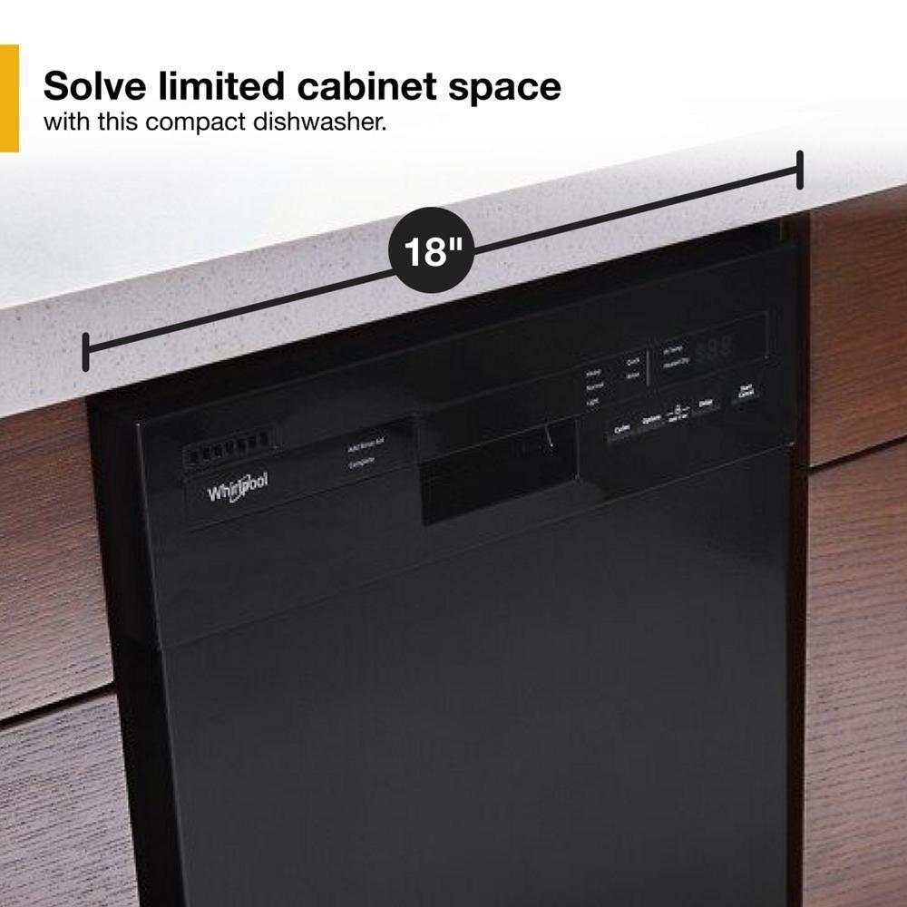 Small-Space Compact Dishwasher with Stainless Steel Tub