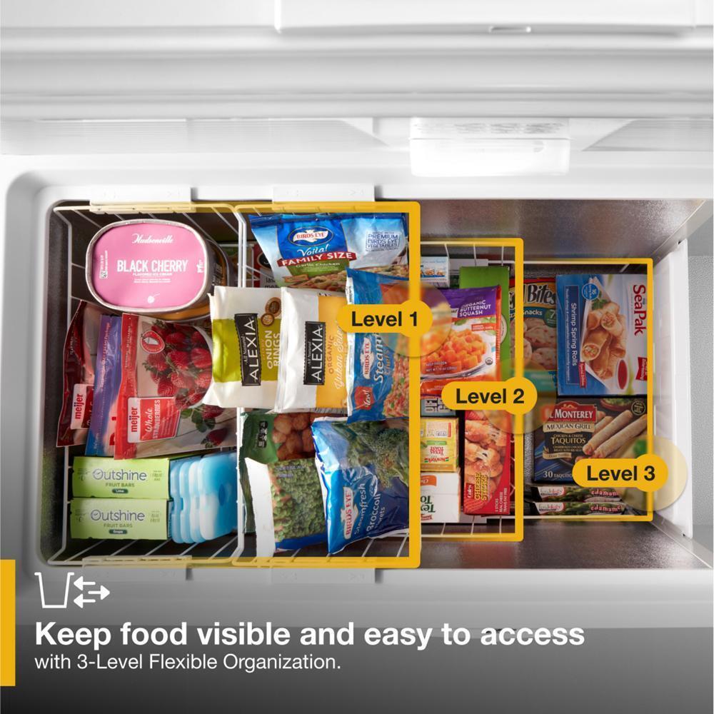 16 Cu. Ft. Convertible Chest Freezer with 3 Storage Levels