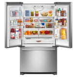 Maytag® 36 Inch Wide French Door Bottom Mount Refrigerator with Max Cool Setting - 25 Cu. Ft.