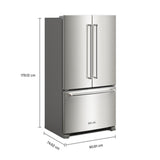 20 cu. ft. 36-Inch Width Counter-Depth French Door Refrigerator with Interior Dispense