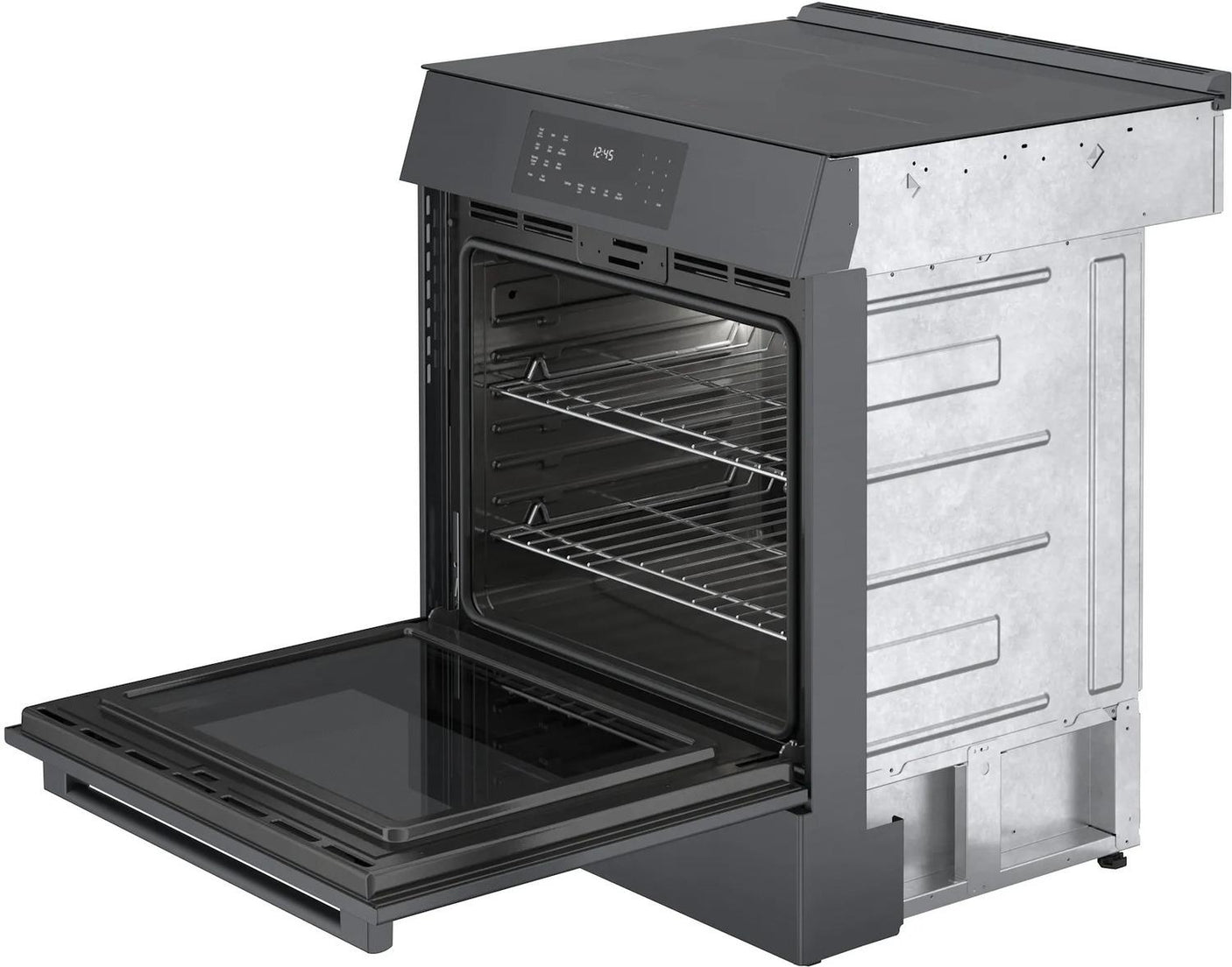 800 Series Induction Slide-in Range 30" Black Stainless Steel