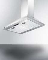 30" Wide Wall-mounted Range Hood, ADA-compliant