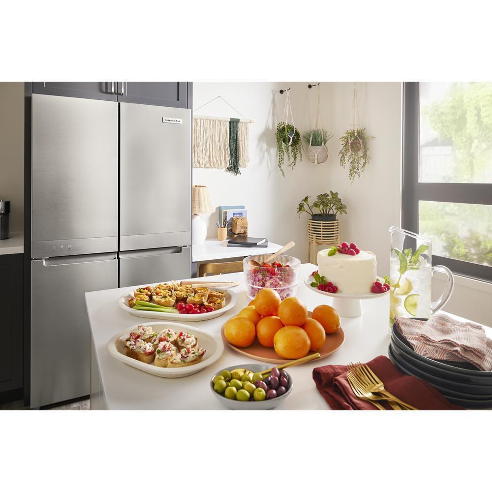 19.4 cu. ft. 36-inch wide Counter-Depth 4-Door Refrigerator with PrintShield™ Finish