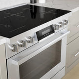 800 Series Induction freestanding range 36" Stainless Steel