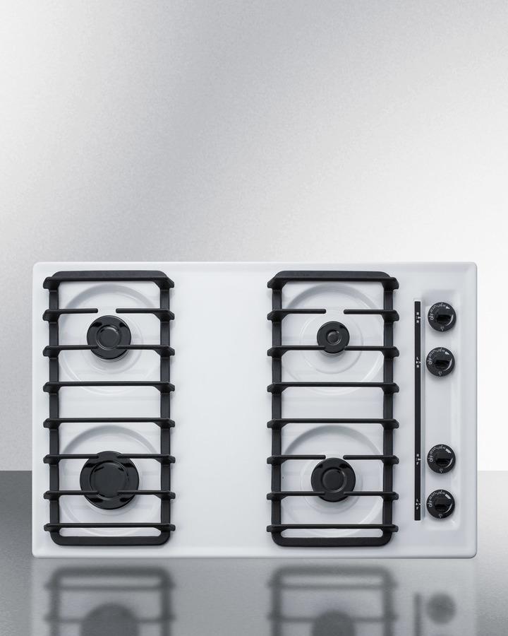 30" Wide 4-burner Gas Cooktop