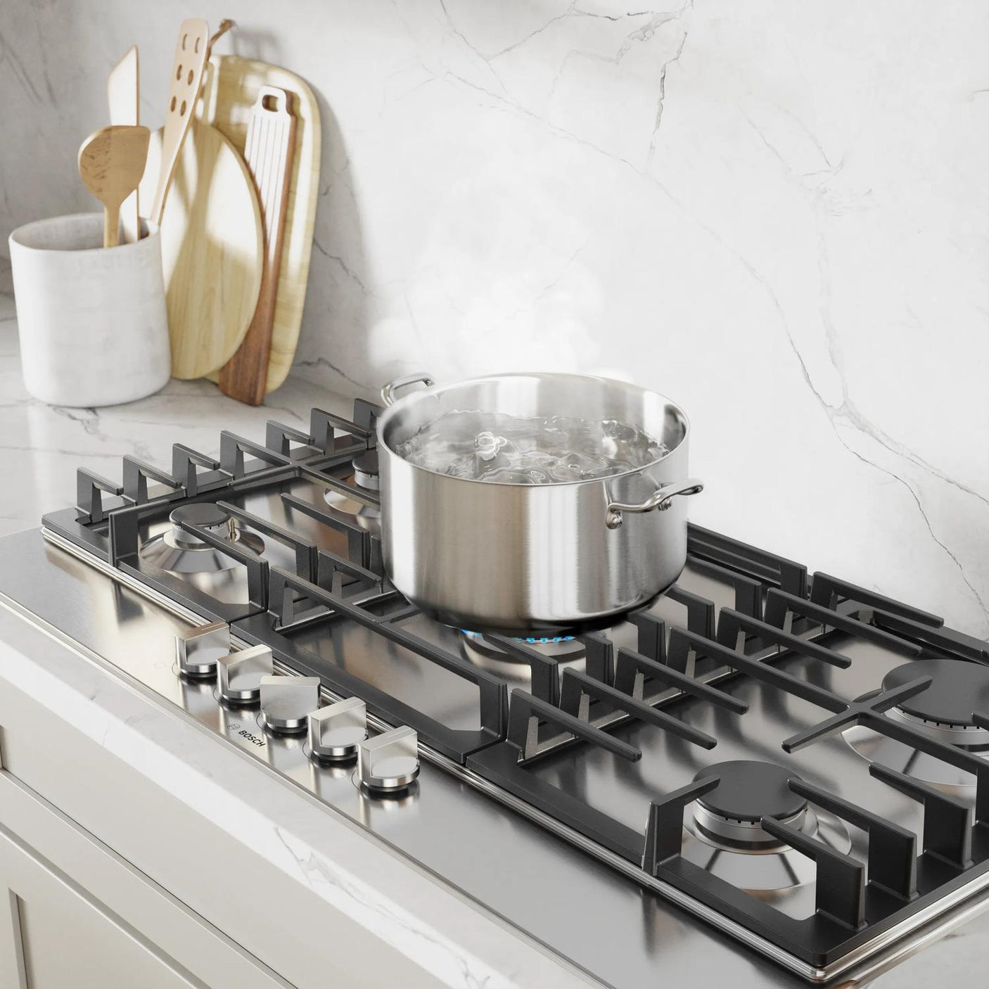 300 Series Gas Cooktop 36" Stainless steel