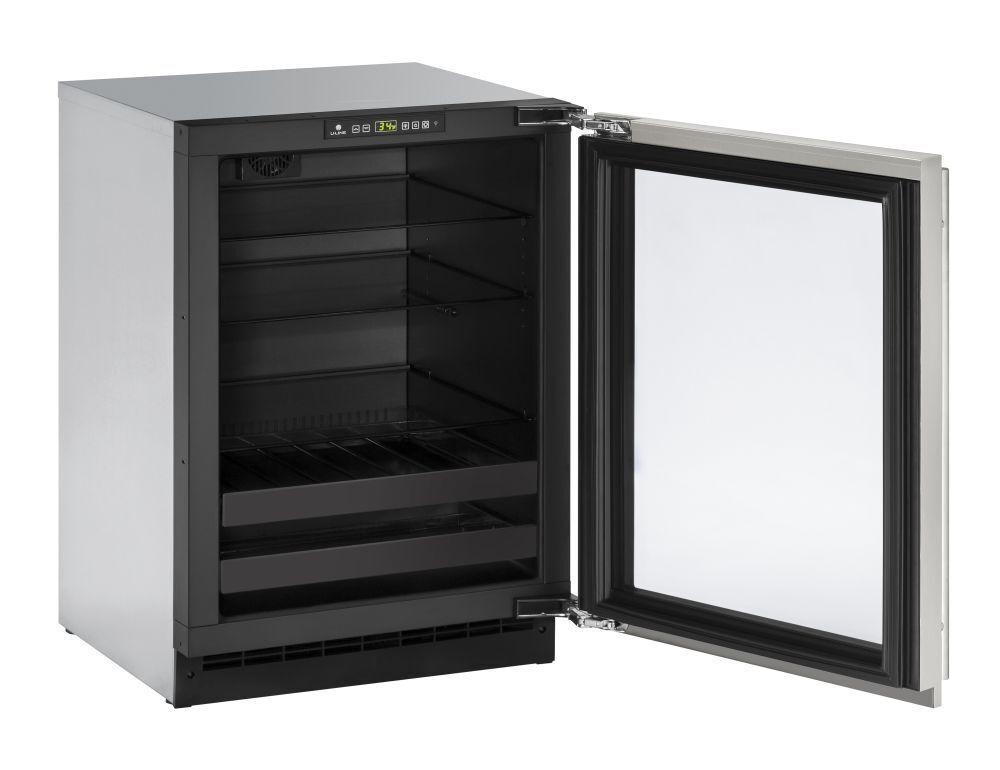 2224bev 24" Beverage Center With Stainless Frame Finish and Field Reversible Door Swing (115 V/60 Hz)