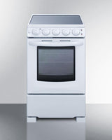 20" Wide Electric Smooth-top Range