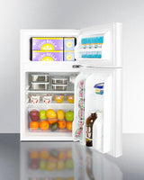 19" Wide 2-door Refrigerator-freezer, ADA Height